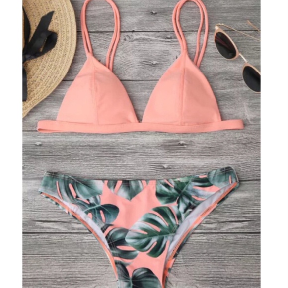 Bellanblue Other - MAYLENE Tropical Bikini - Peach